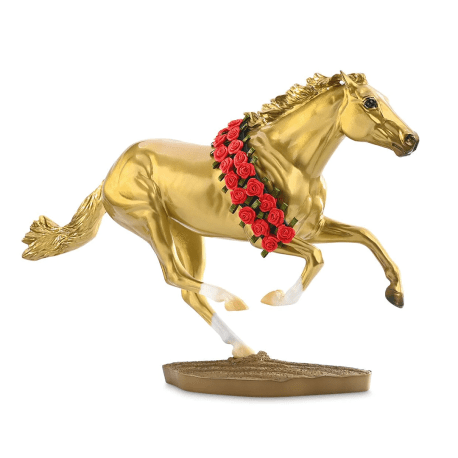 Breyer Secretariat Gold 50th Anniversary of Triple Crown Winner