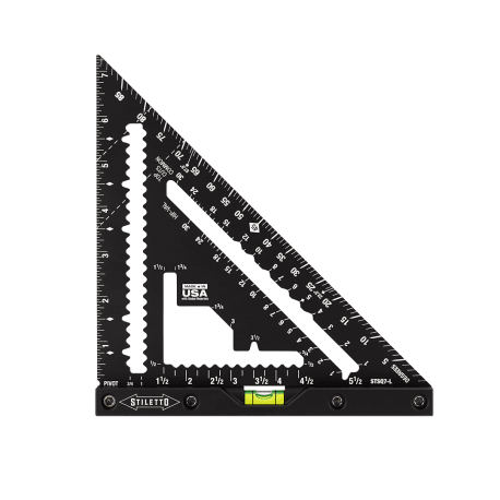 Stiletto 7" Carpenter Square with Level