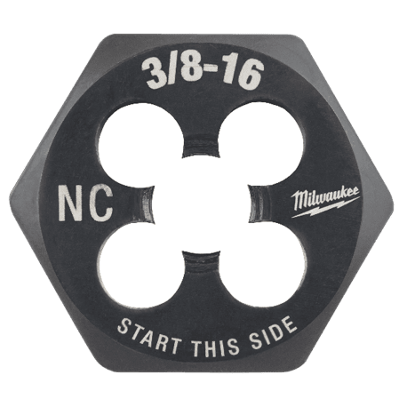 Milwaukee 3/8-16 NC 1" Hex Threading Die