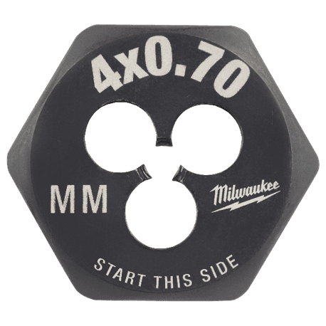 Milwaukee M4-0.70 mm Metric 1" Hex Threading Die