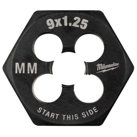 Milwaukee M9-1.25 mm Metric 1" Hex Threading Die