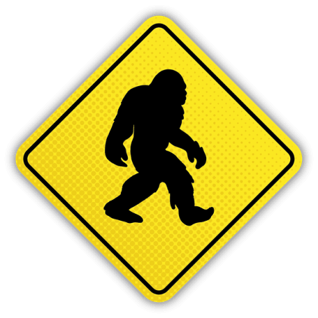 Stickers Northwest Yield Bigfoot Sticker