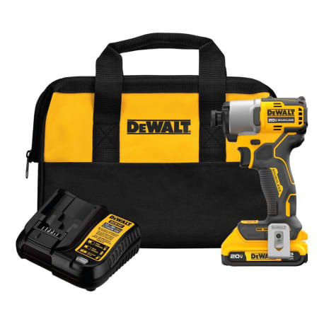 DEWALT 20V MAX* Brushless Cordless 1/4 in. Impact Driver Kit