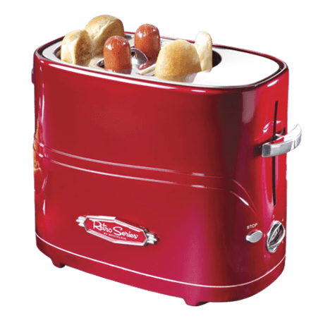 Nostalgia Retro Pop-Up Hot Dog Toaster