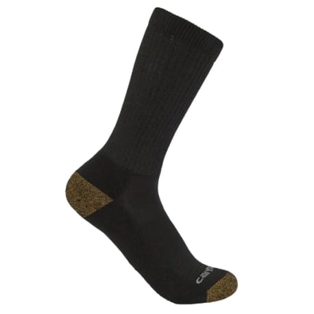 Carhartt Men's XL Black Crew Socks, 6-Pack