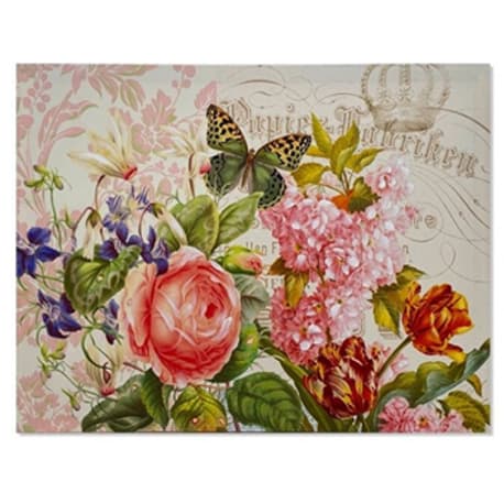 Regency International Floral Butterfly Canvas