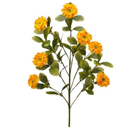 Regency International 34" Yellow Zinnia Spray