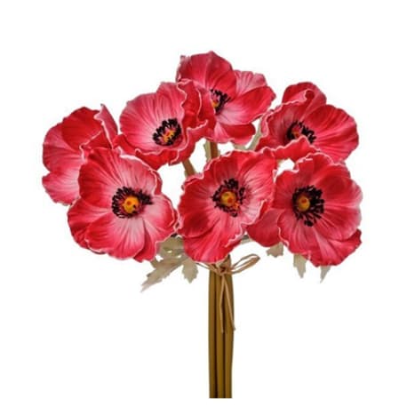 Regency International 10.25" Hot Pink Poppy Bundle