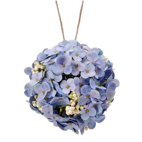 Regency International 7" Blue Hanging Hydrangea Ball