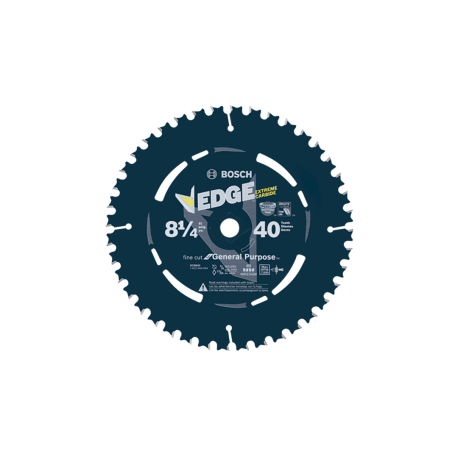 Bosch 8-1/4 In. 40T Circular Saw Blade for Fine Finish