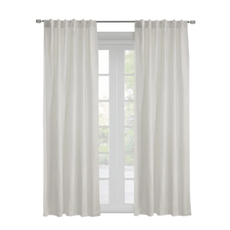 Commonwealth Danbury 52" x 84" Light Filtering Off-White Curtain Panel