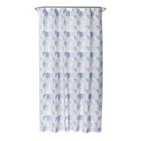 Zenith Geometric Lines Shower Curtain