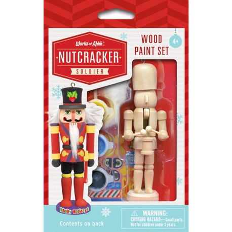 Works of Ahhh Wood Soldier Ornament Acrylic Paint Kit