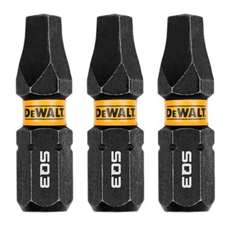 DEWALT 1 in. Flextorq Square #3, 3-Pack