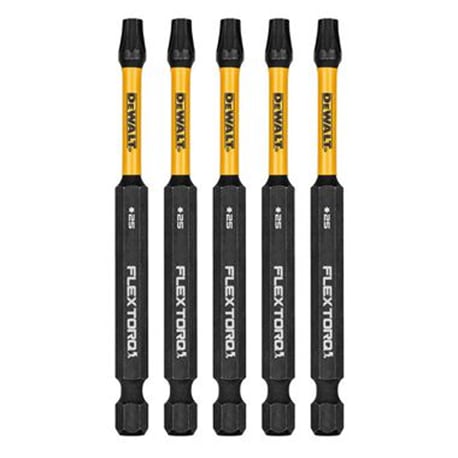 DEWALT 3.5 in. Flextorq T25, 5-Pack