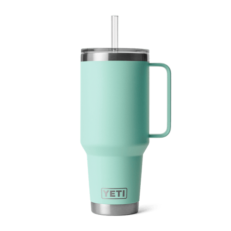 YETI Rambler 42-oz Seafoam Mug with Straw Lid