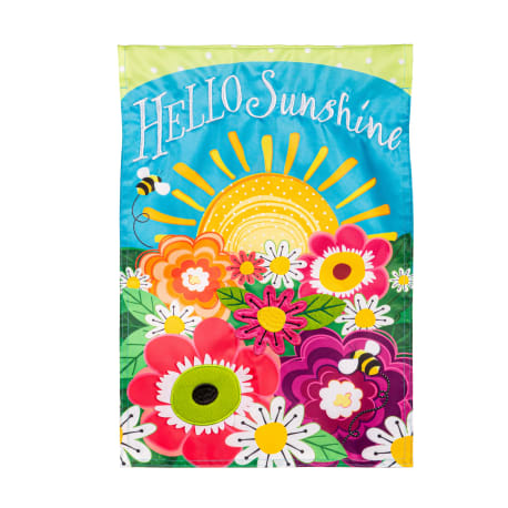 Evergreen Hello Sunshine Flag