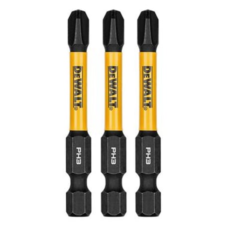 DEWALT 2.25 in. Flextorq Phillips #3, 3-Pack