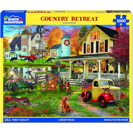 White Mountain Country Retreat Puzzle, 1000 Pieces