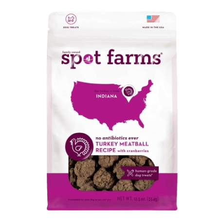 Spot Farms Turkey Meatballs with Cranberries Dog Treats