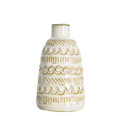 PD Home & Garden 6.1" Boho Ceramic Vase