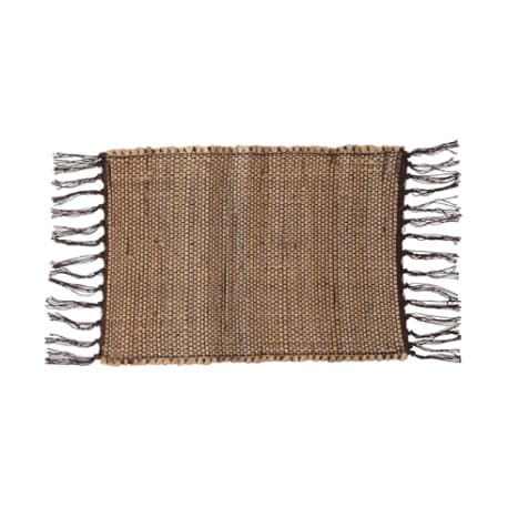 Creative Co-Op Woven Jute & Cotton Fringe Placemat