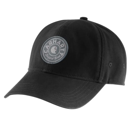 Carhartt Men's Black Rugged Gear Patch Cap