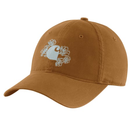 Carhartt Women's Brown Floral Graphic Ball Cap