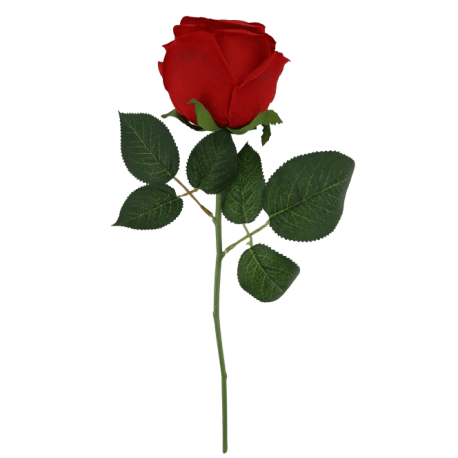 Tremont Floral 15" Red Rose Spray