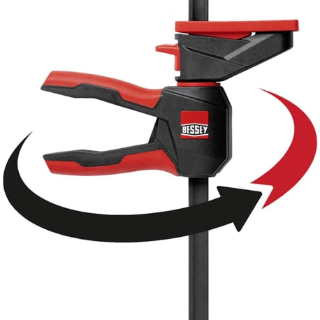 BESSEY Tools 12" One Handed Trigger Clamps with 360° Rotating Handle