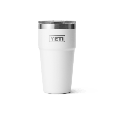 YETI Rambler White Stackable Tumbler with Magslider Lid, 20 oz.