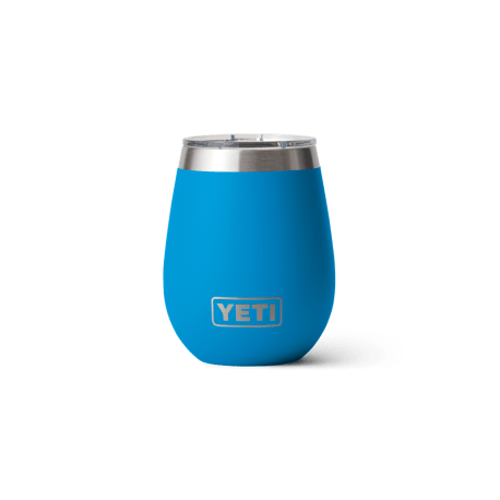 YETI Rambler Big Wave Blue Wine Tumbler with Magslider Lid, 10 oz.