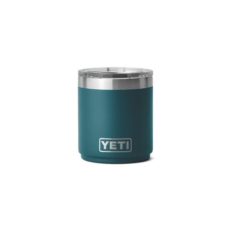 YETI Rambler Agave Teal Lowball with Magslider Lid, 10 oz.