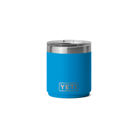 YETI Rambler Big Wave Blue Lowball with Magslider Lid, 10 oz.