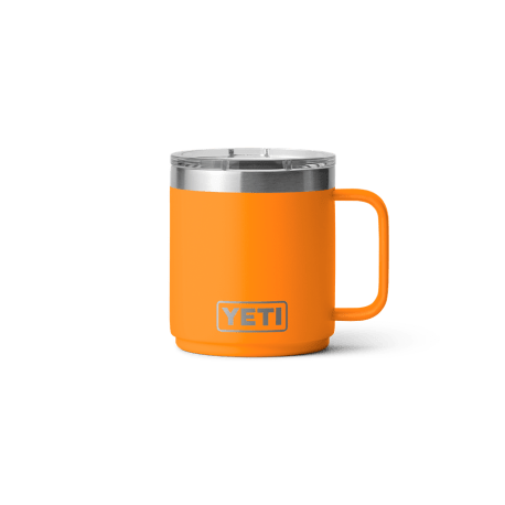 YETI Rambler King Crab Orange Mug with Magslider Lid, 10 oz.