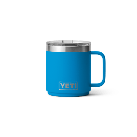 YETI Rambler Big Wave Blue Mug with Magslider Lid, 10 oz.