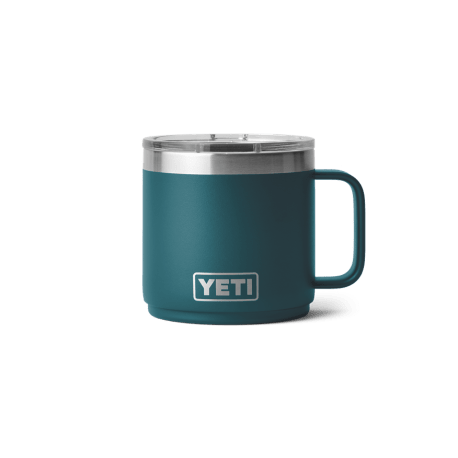 YETI Rambler Agave Teal Stackable Mug with Magslider Lid, 14 oz.