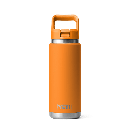 YETI Rambler King Crab Orange Bottle with Straw Cap, 26 oz.