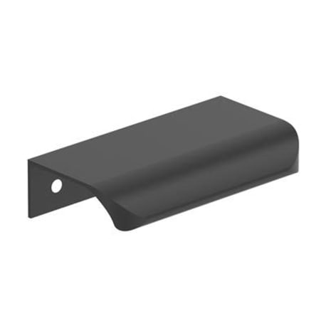 Amerock Streamline Tab 3" Length Matte Black Cabinet Edge Pull