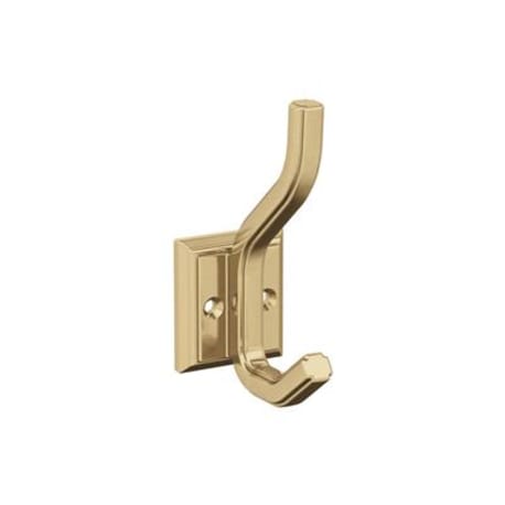 Amerock Aliso Two Prong Champagne Bronze Decorative Wall Hook