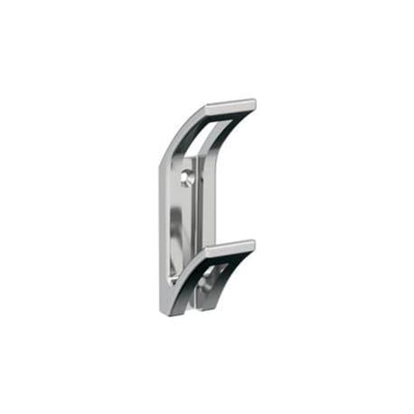 Amerock Avid Two Prong Polished Chrome Decorative Wall Hook