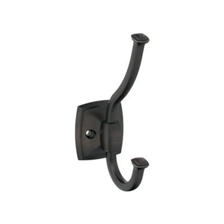 Amerock Kinsale Two Prong Oil-Rubbed Bronze Decorative Wall Hook