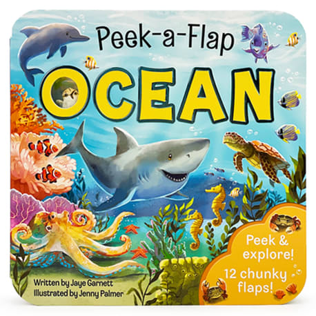 House of Marbles Peek-a-Flap Ocean Book