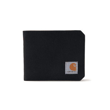 Carhartt Black Nylon Duck Bifold Wallet