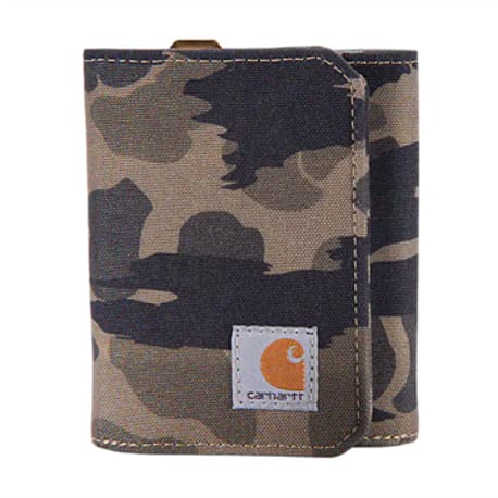 Carhartt Camo Nylon Duck Trifold Wallet