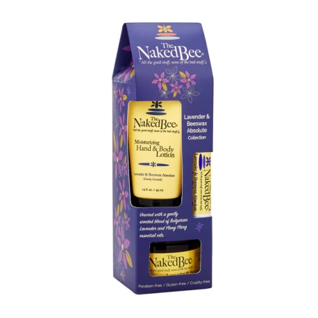 The Naked Bee Classic Lavender & Beeswax Absolute Gift Collection