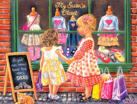 SunsOut "My Sister's Closet" Puzzle, 300-Pieces