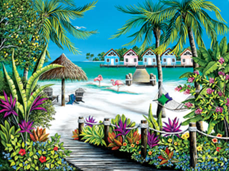 SunsOut "Tropical Escape" Puzzle, 500-Pieces