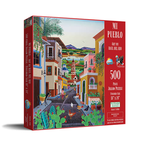 SunsOut "Mi Pueblo" Puzzle, 500-Pieces