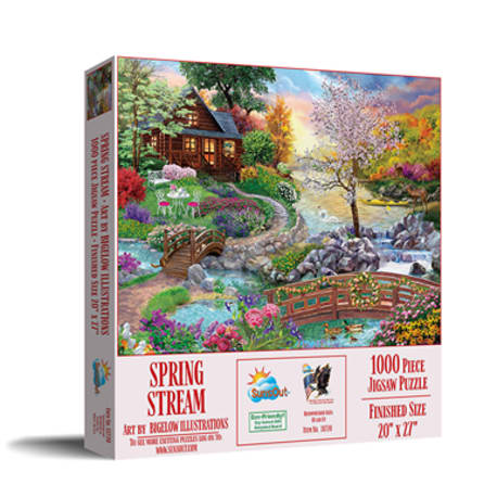 SunsOut "Spring Stream" Puzzle, 1000-Pieces